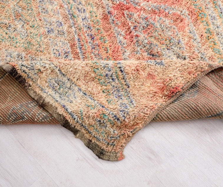 Vintage Beni Mguild Rug, Authentic Moroccan Rug, 5.8 FT x 8.2 FT