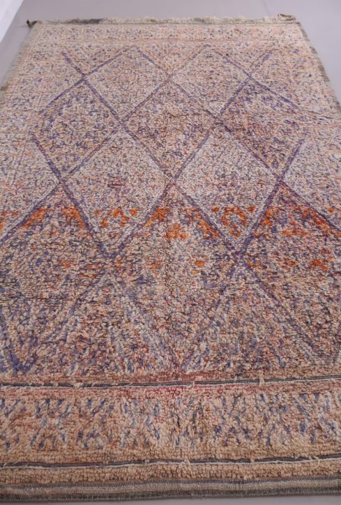 Vintage Beni Mguild Rug 6.5 x 10.7 FT - Moroccan rug